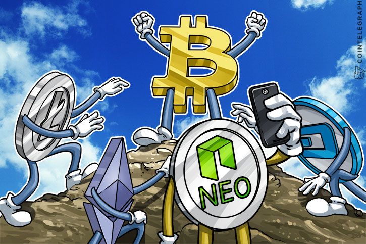 Surging Price Allows Digital Currency NEO to Enter Top 10 List, Bitcoin Remains on Top